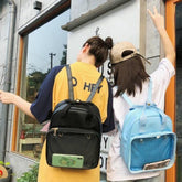 Transparent Pin Display Medium Backpack